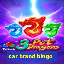 car brand bingo